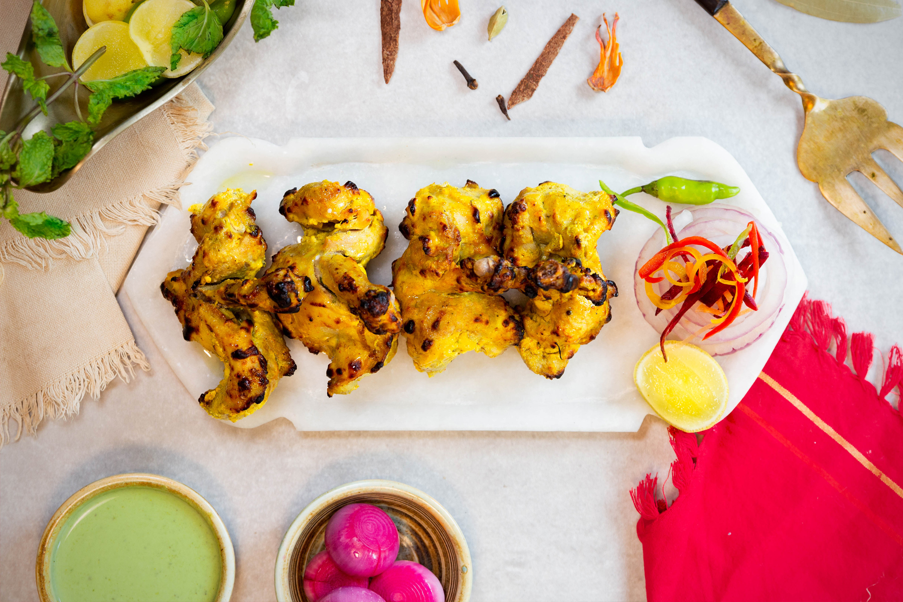 murg lahasuni tikka